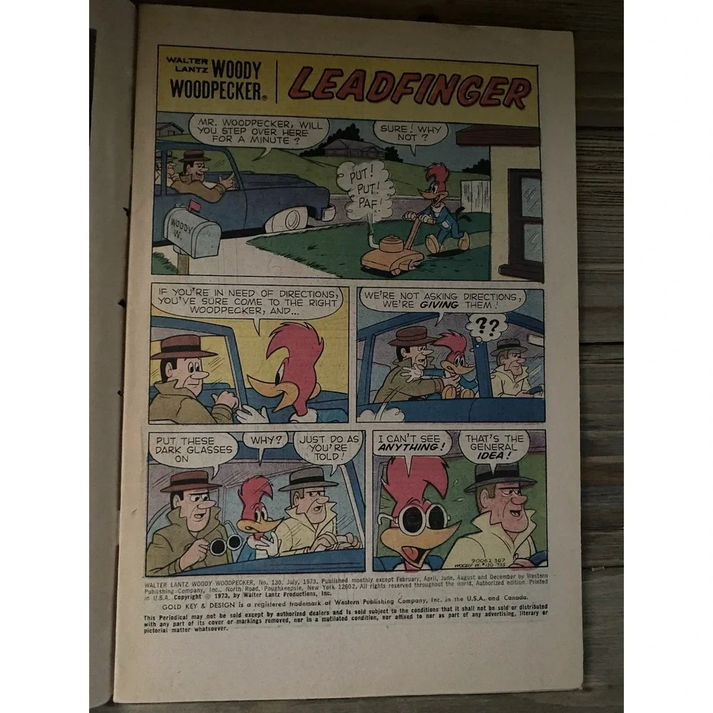 VTG‎ Woody Woodpecker #130 WHITMAN (1973 Series)  (GOLD KEY) Comics Book